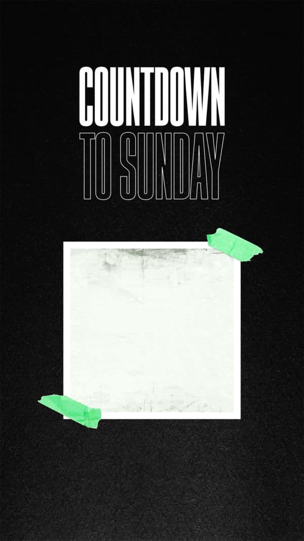 Countdown to Sunday
