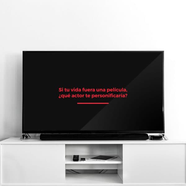 Si tu vida fuera una película, ¿qué actor te personificaría?