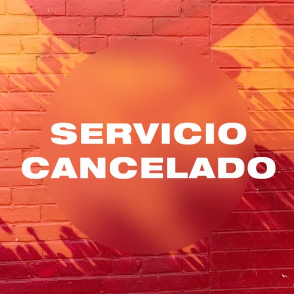 Servicio cancelado