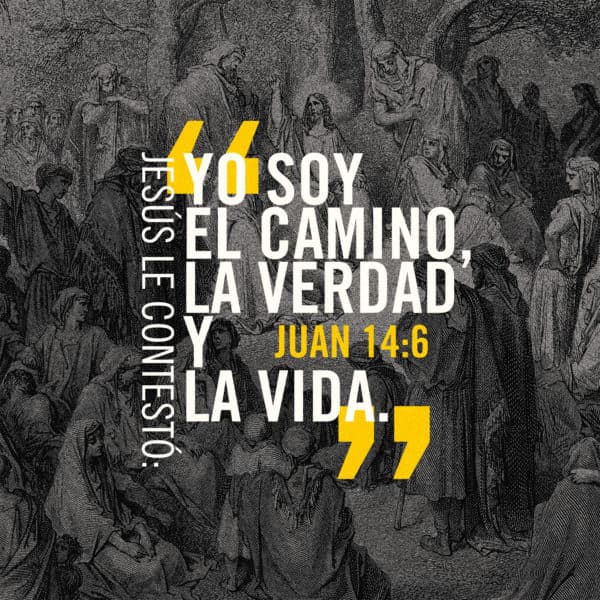 Jesús le contestó: —Yo soy el camino, la verdad y la vida. - Juan 14:6