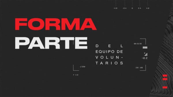 Forma parte del equipe de voluntarios.
