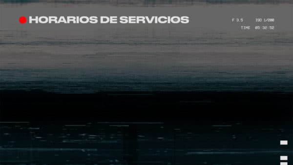 Horarios de servicios