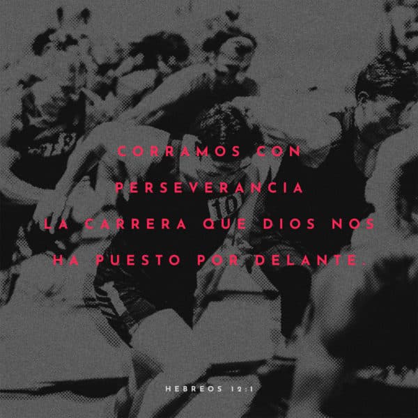 corramos con perseverancia la carrera que Dios nos ha puesto por delante. - Hebreos 12:1