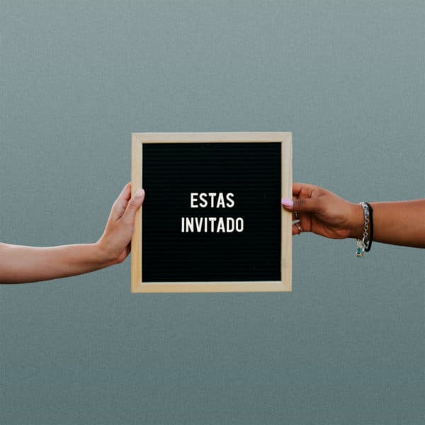 Estás invitado