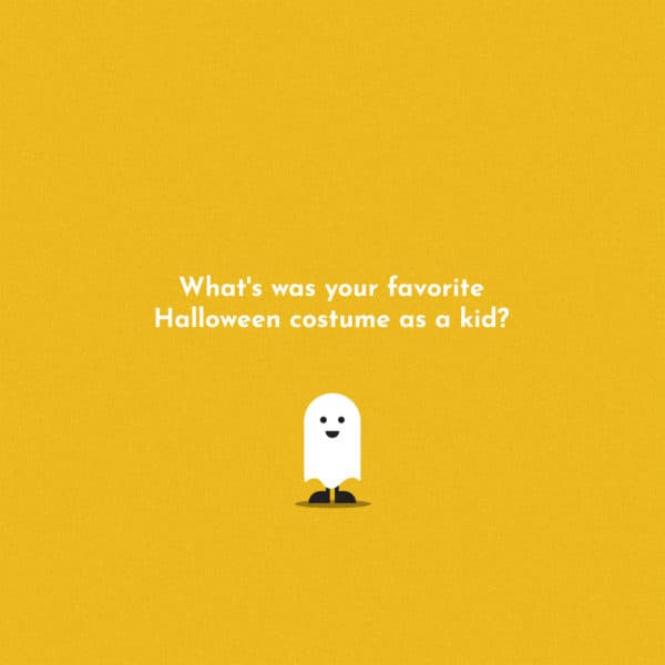 What's was your favorite Halloween costume as a kid?