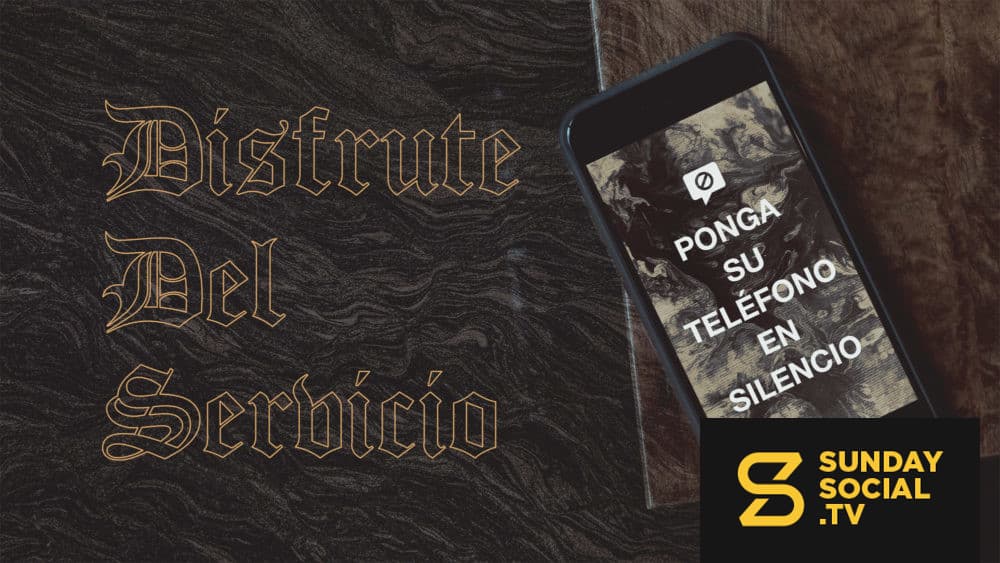 Disfrute del servicio. Ponga su teléfono en silencio.