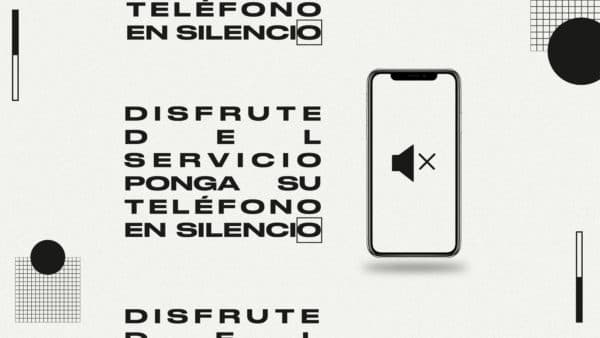 Disfrute del servicio. Ponga su teléfono en silencio.