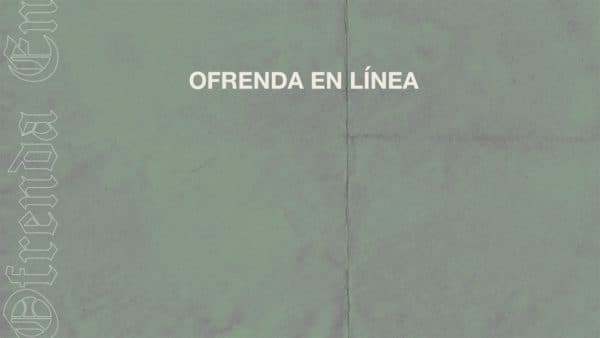 Ofrenda en línea