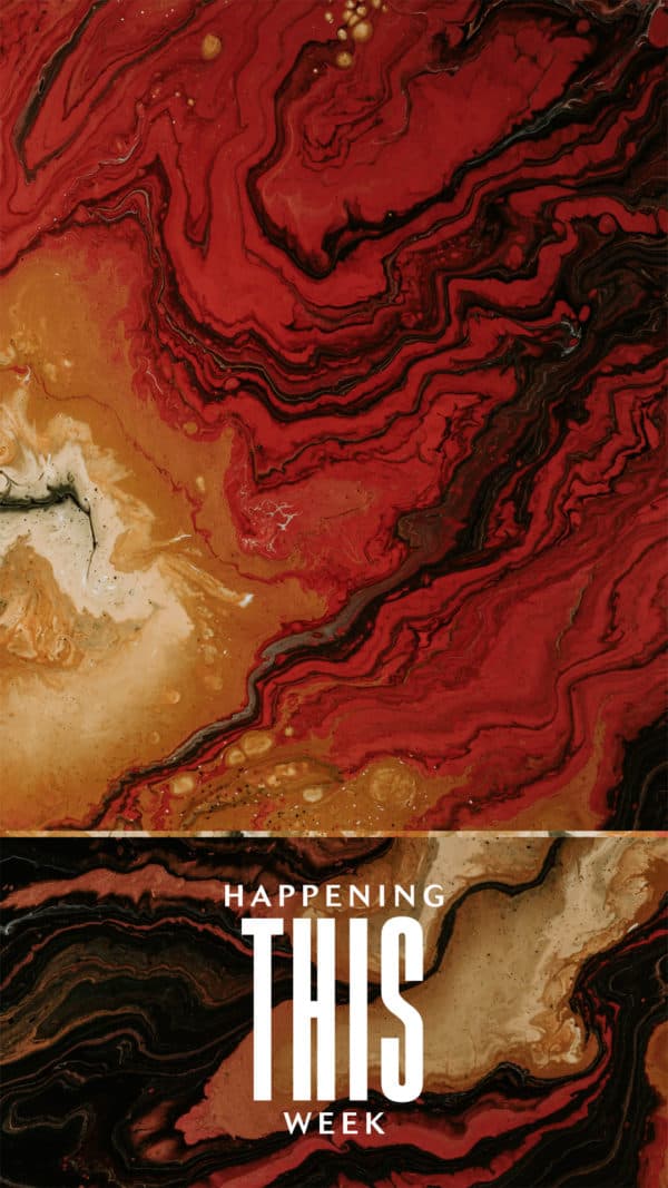 Happening this week: