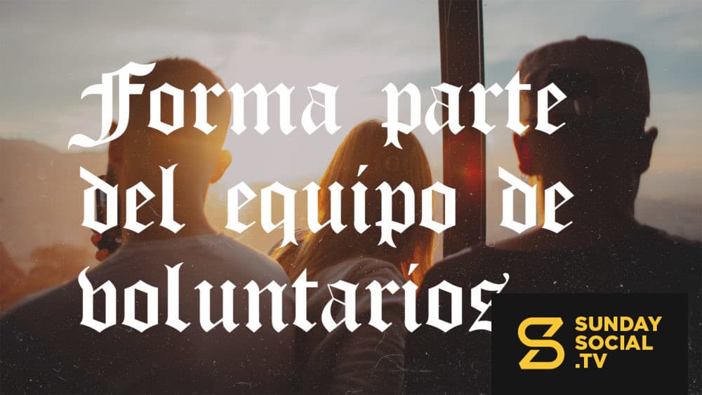 Forma parte del equipo de voluntarios.