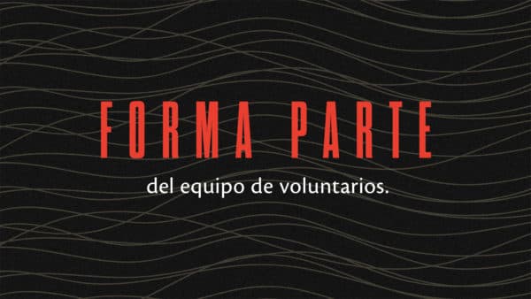 Forma parte del equipo de voluntarios.