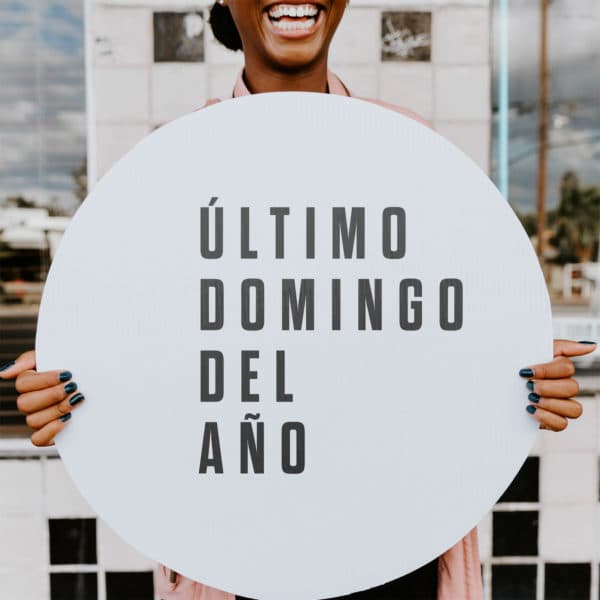 Último domingo del año