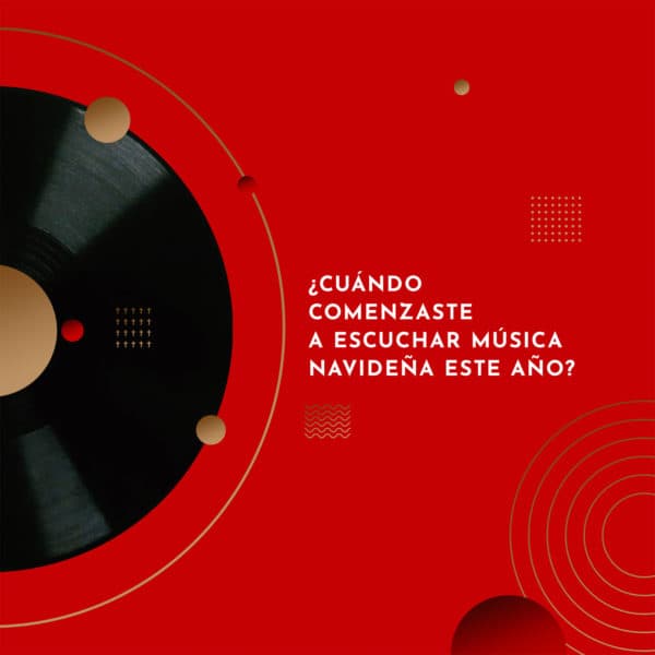 ¿Cuándo comenzaste a escuchar música navideña este año?