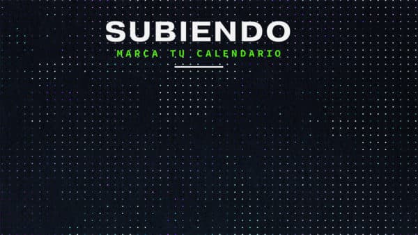 Subiendo. Marca tu calendario.