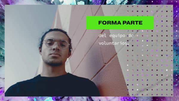 Forma parte del equipo de voluntarios.