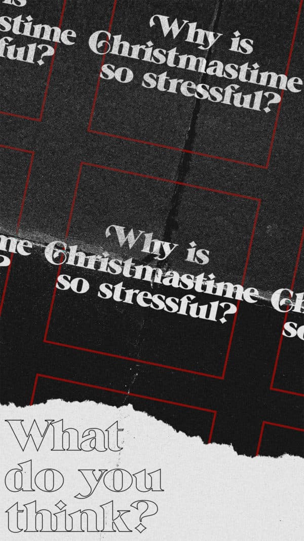 Why is Christmastime so stressful?
