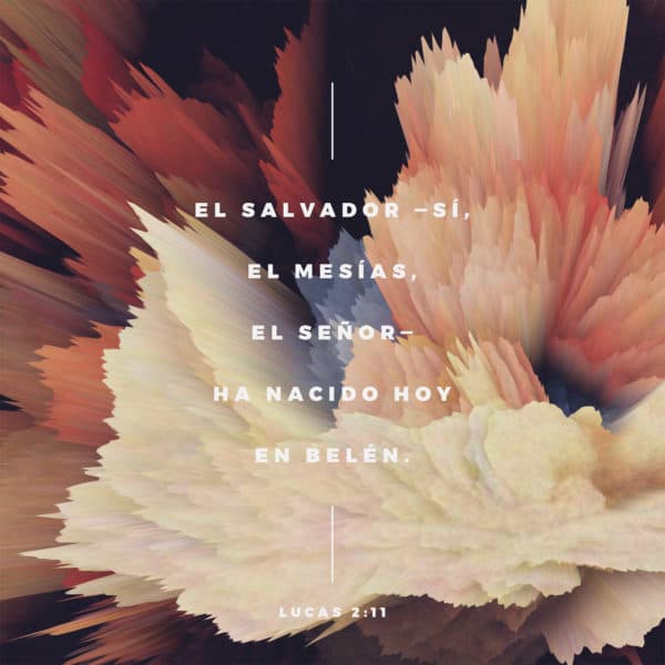El Salvador —sí, el Mesías, el Señor— ha nacido hoy en Belén. - Lucas 2:11