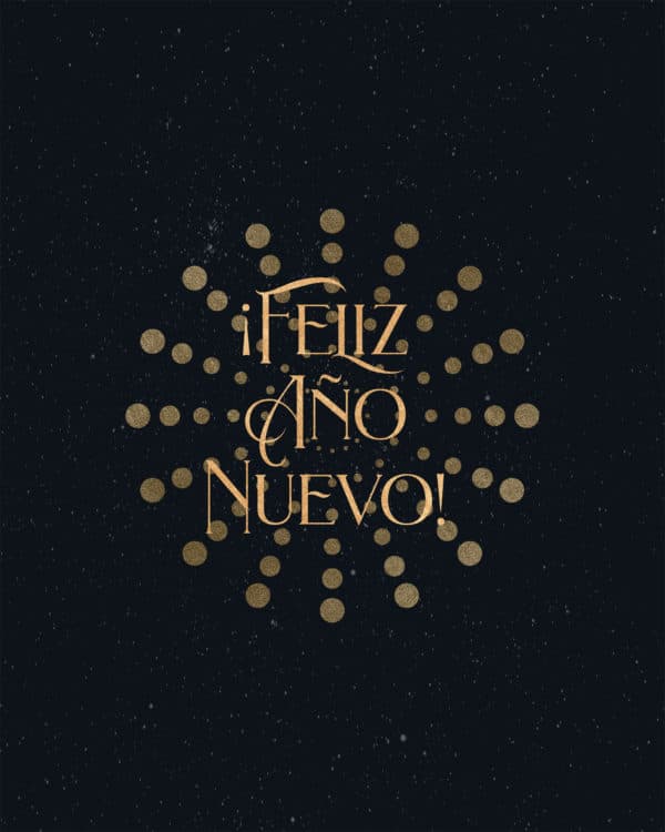 ¡Feliz Año Nuevo!