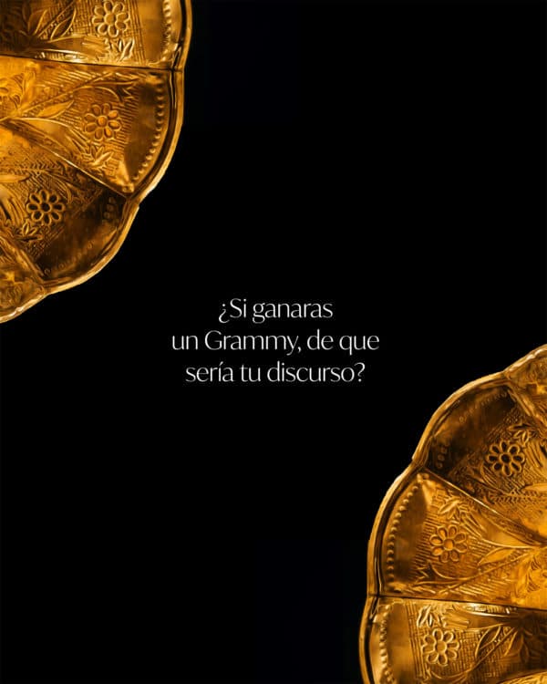 ¿Si ganaras un Grammy, de que sería tu discurso?