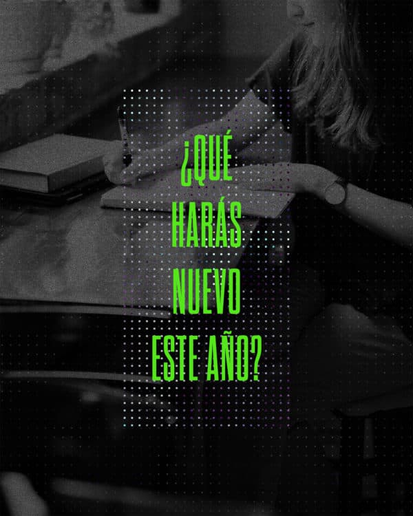 ¿Qué harás nuevo este año?