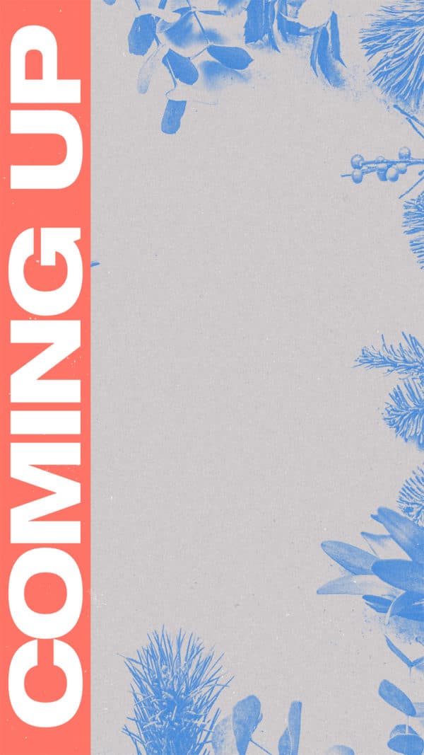 Coming up: