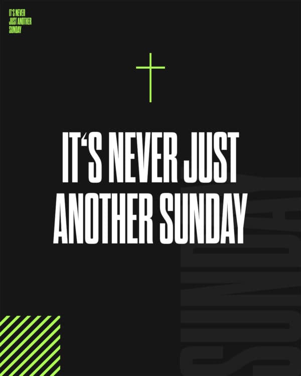 It's never just another Sunday.
