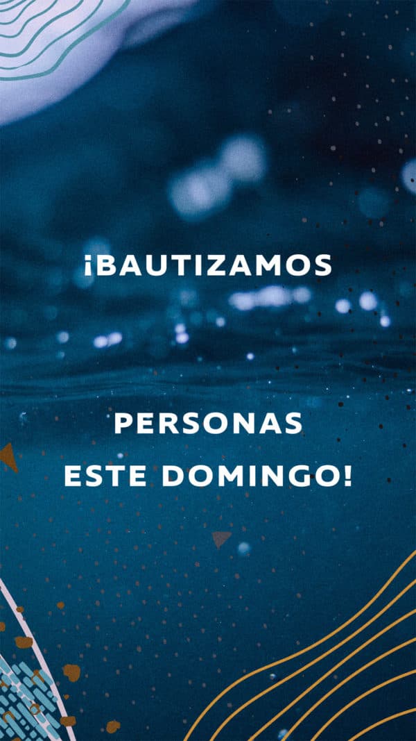 ¡Bautizamos ______personas este domingo!