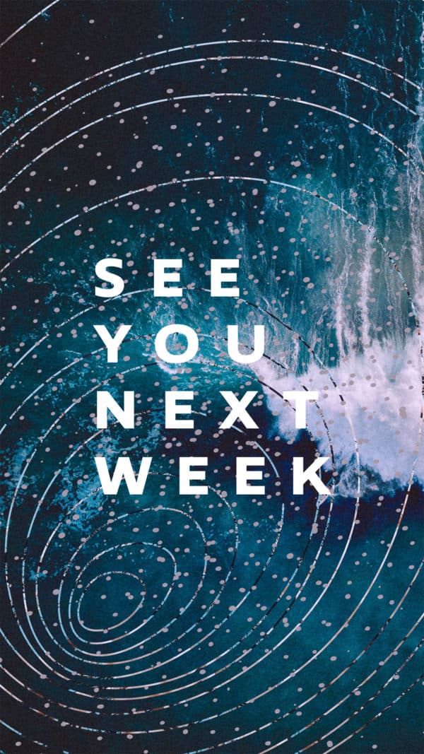 See you next week!