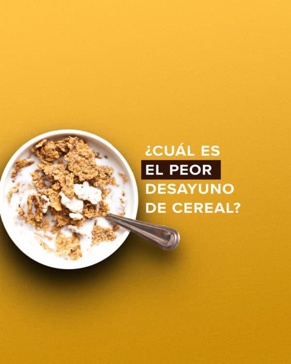 ¿Cuál es el peor desayuno de cereal?