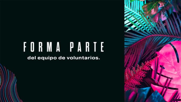 Forma parte del equipo de voluntarios.