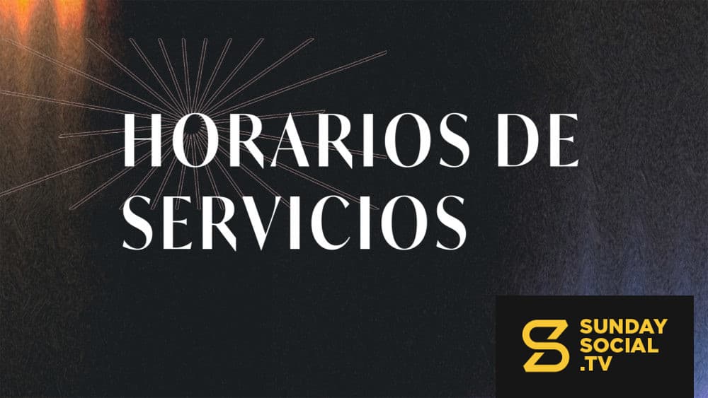 Horarios de servicios