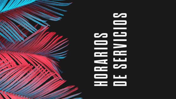 Horarios de servicios