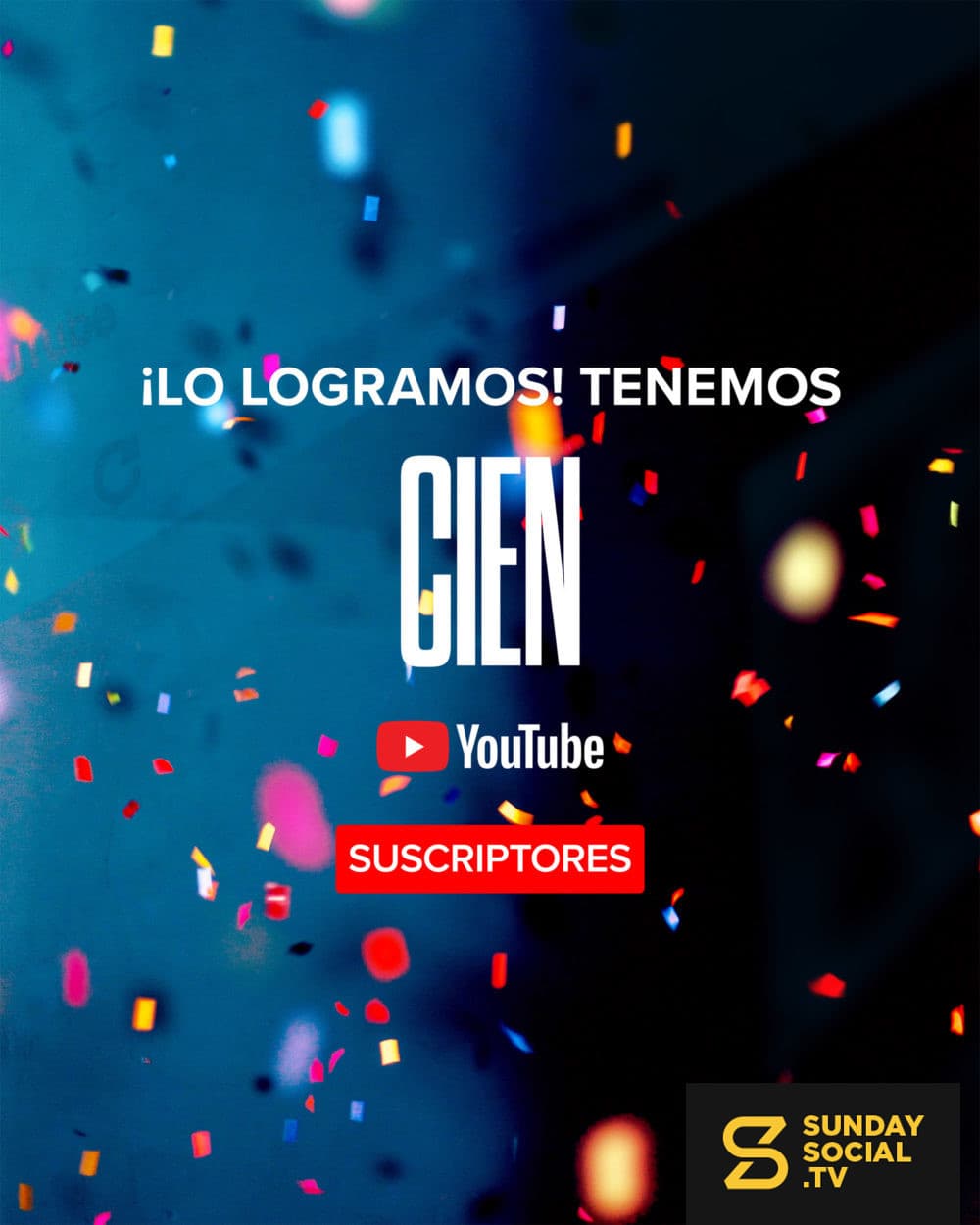 ¡Lo logramos! Tenemos 100 suscriptores en YouTube!