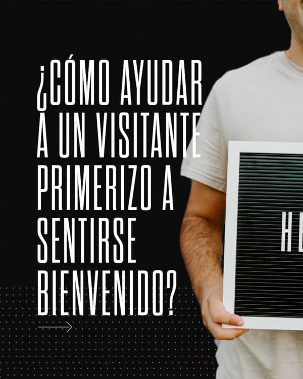 ¿Cómo ayudar a un visitante primerizo a sentirse bienvenido? 1) Saludarle con una sonrisa. 2. Pregunta si tiene alguna duda. 3. Invítalos a ser parte del servicio. 4. Invítale a almorzar.