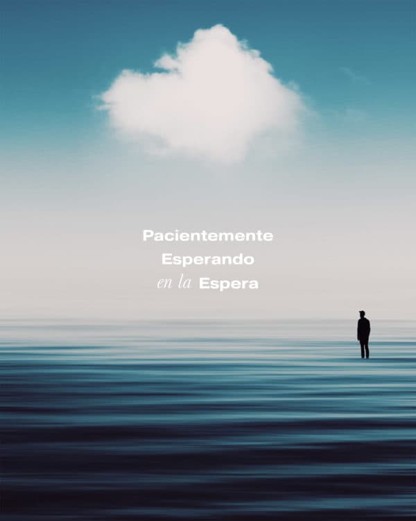 Pacientemente esperando en la espera
