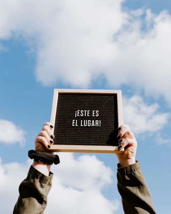 ¡Este es el lugar!