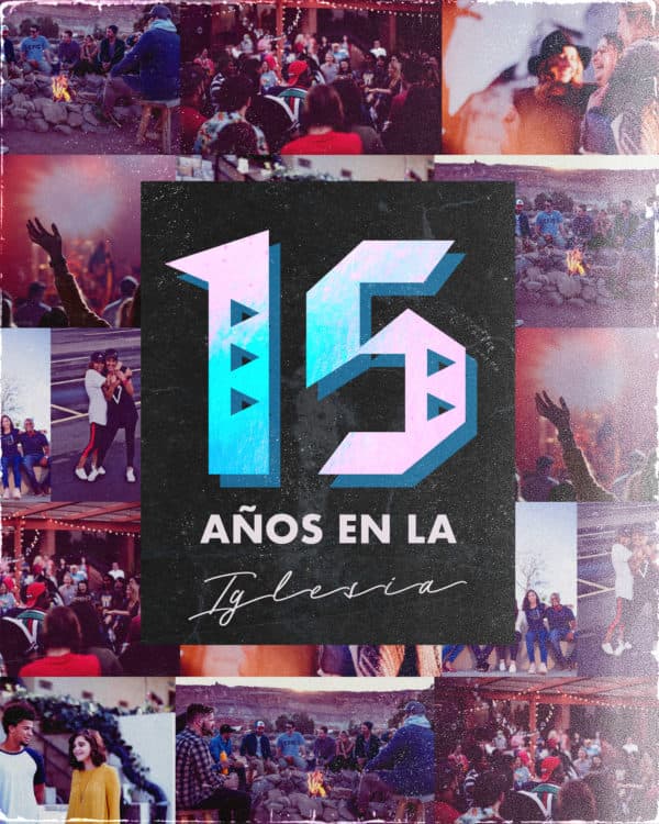 15 años en la iglesia