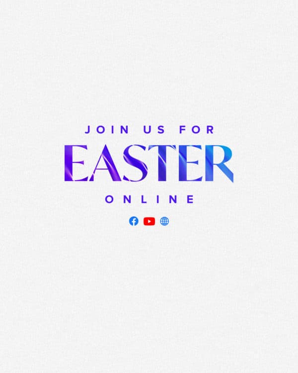 Join us for Easter Online
