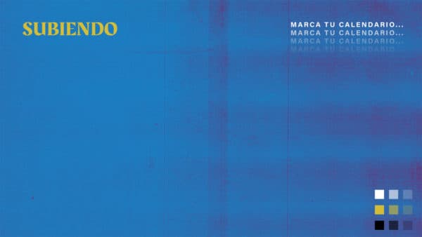 Subiendo. Marca tu calendario.
