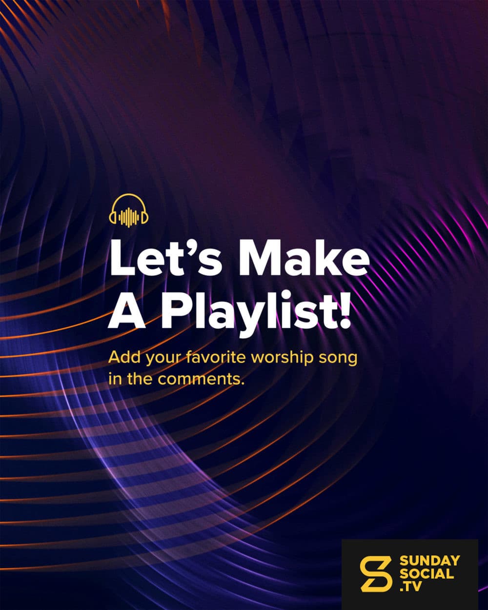 Let's make a playlist! Add your favorite worship song in the comments.