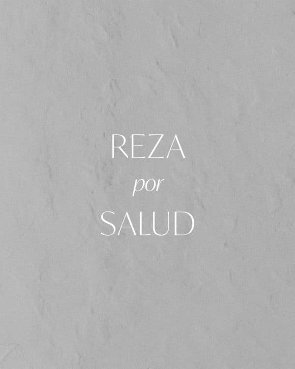 Reza por salud