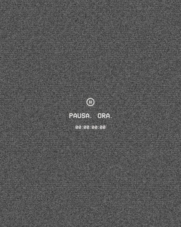 Pausa. Ora.