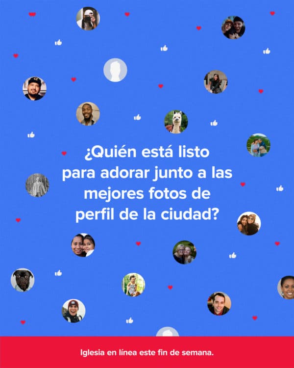 ¿Quién está listo para adorar junto a las mejores fotos de perfil de la ciudad? Iglesia en línea este fin de semana.