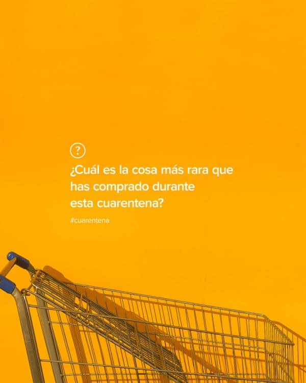 ¿Cuál es la cosa más rara que has comprado durante esta cuarentena?