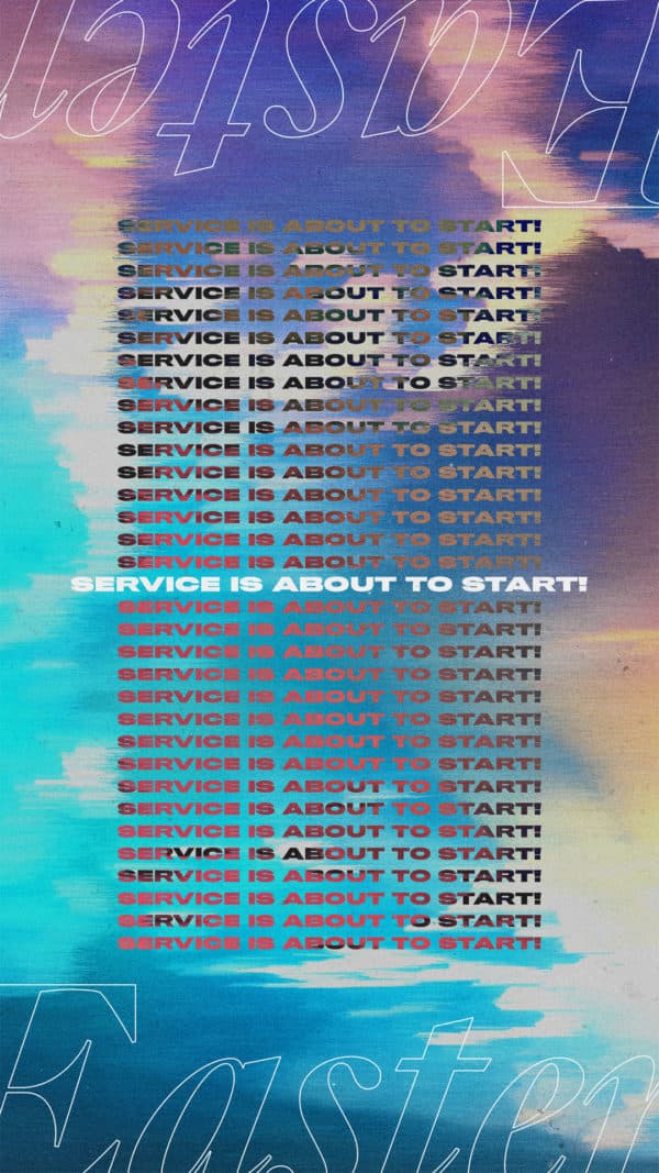 Service is about to start!