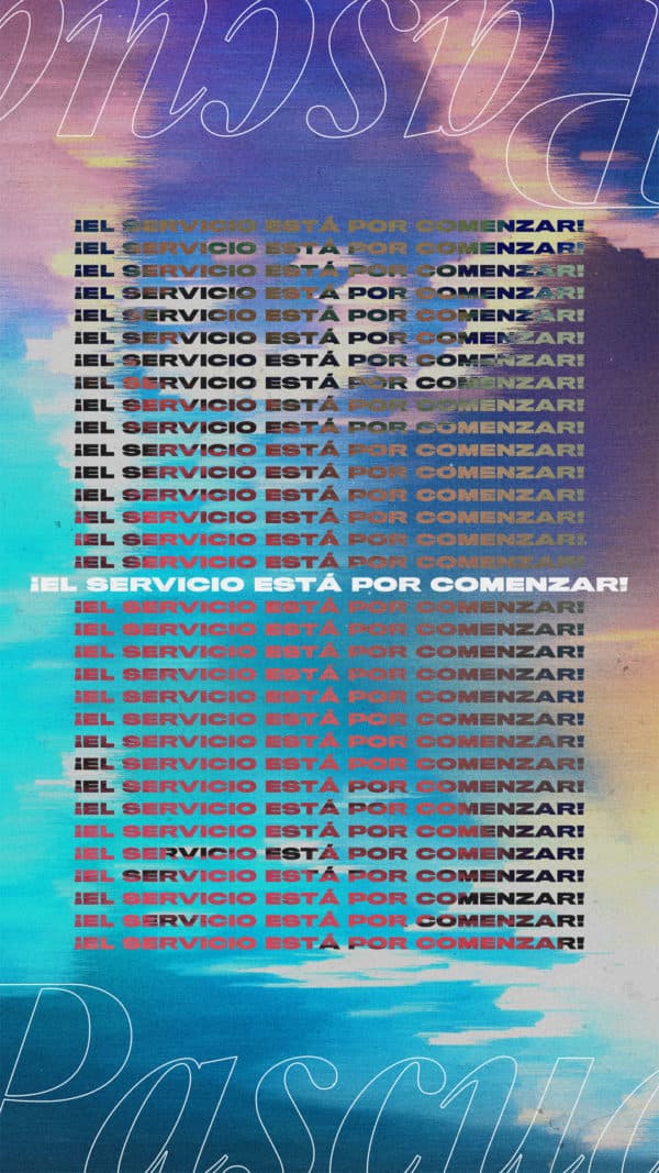 ¡El servicio está por comenzar!