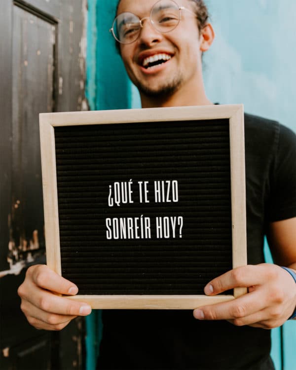 ¿Qué te hizo sonreír hoy?