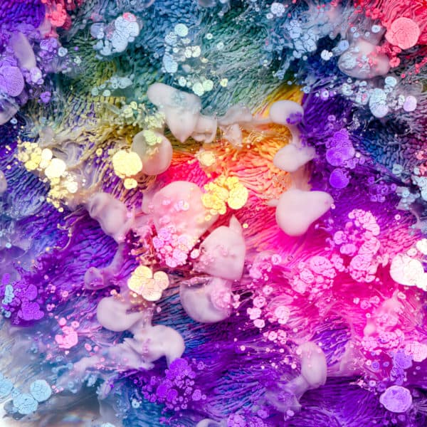 Paint Bubbles Rainbow Aquatic Coral Paint