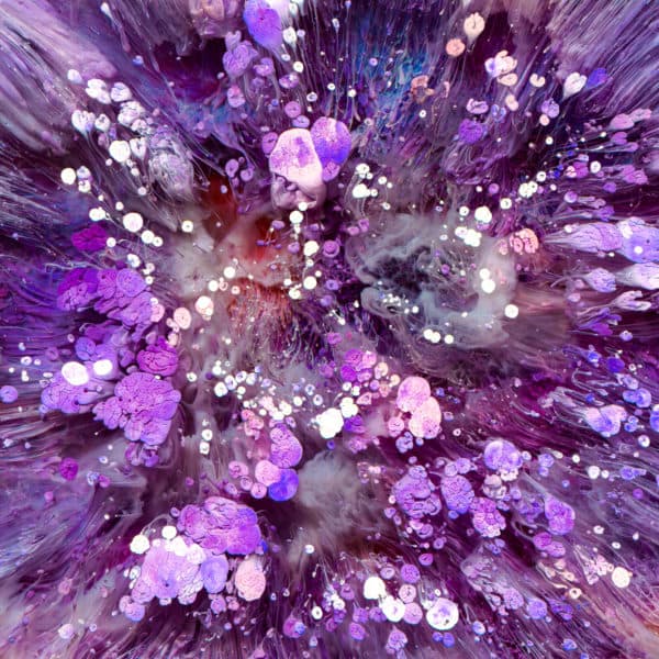 Purple Bubble Paint