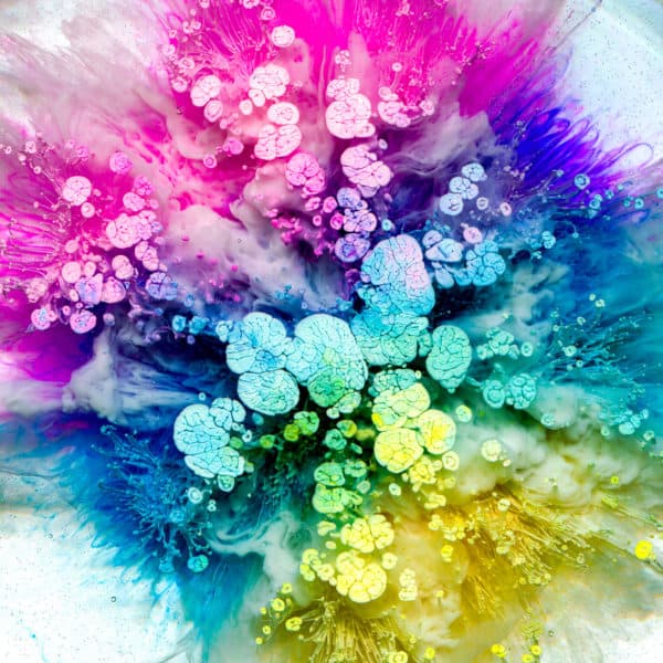 Rainbow Paint Bubbles
